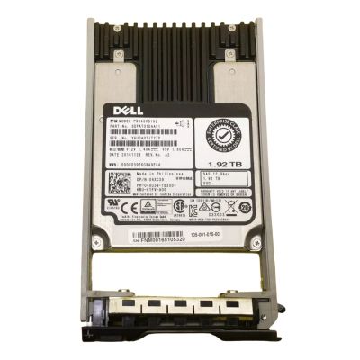 04XC39 Dell 1.92TB SAS 12Gb/s Hot-Pluggable Mixed Use (512e) 2.5-Inch Solid State Drive with 3.5-Inch Hybrid Carrier for PowerEdge and PowerVault Servers