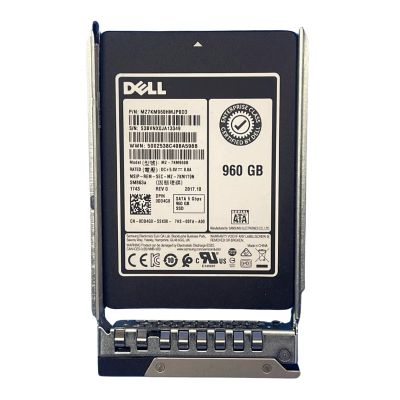 0DD4G0 Dell 960GB Multi-Level Cell SATA 6Gb/s Hot-Pluggable Mixed Use 2.5-Inch Solid State Drive with Tray for PowerEdge Servers