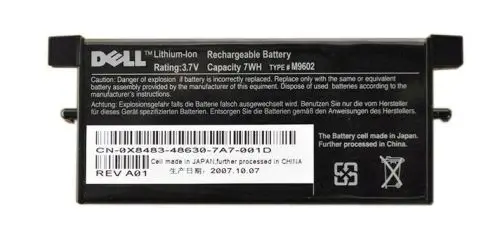 0KR174 Dell Battery 3.7V 7Wh Perc 5/E 6/E RAID Controllers