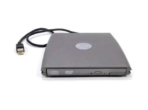 0P1516 Dell External Powered USB Media Bay Silver Caddy for PD01S Optical Drive