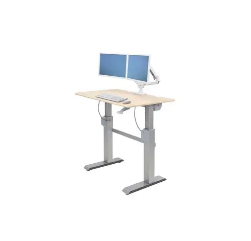 24-567-F13 Ergotron WorkFit-DL 48, Sit-Stand Desk (Maple)