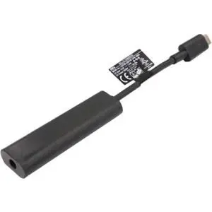 470-ACFG Dell 4.5mm Barrel to USB-C Adapter Black Cable