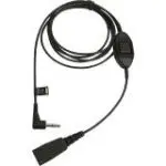 8735-019 Jabra 19.7" (0.5 m) QD 3.5mm Black audio cable