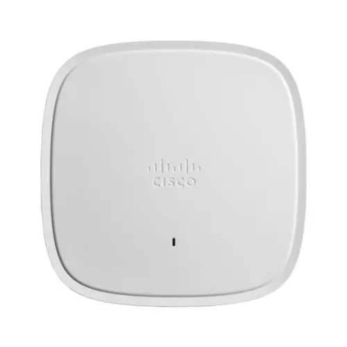 C9120AXI-N Cisco Catalyst 9120AX Series 9120AXI IEEE 802.11ax Dual-Band 2.4/5GHz 5.38Gbit/s 1 x RJ-45 Port 2.5GBase-T Desktop Internal Antennas Wireless Access Point