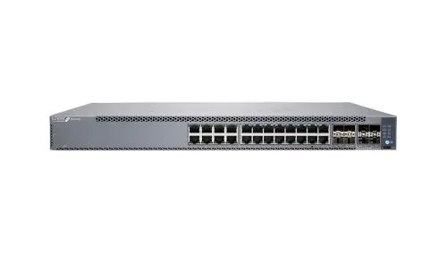 EX4100-24P Juniper EX4100 Series 24 x Ports PoE 10/100/1000Base-T + 4 x 10GbE Uplink Ports + 4 x 25GbE Stacking/Uplink Ports Layer 3 Managed 1U Rack-mountable Gigabit Ethernet Network Switch