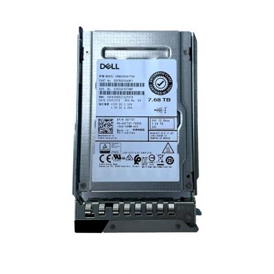 GT7GT Dell 7.68TB Triple-Level Cell SAS 12Gb/s Hot-Pluggable Read Intensive 2.5-Inch Solid State Drive for PowerEdge Server