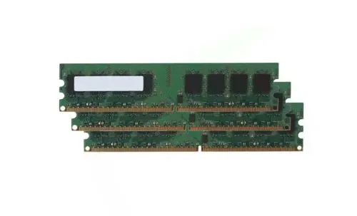 GX087AV HP 3GB Kit (3x1GB) DDR2-800MHz PC2-6400 Non-ECC Unbuffered UDIMM CL6 1Rx8 1.8V 240-Pin Memory Module