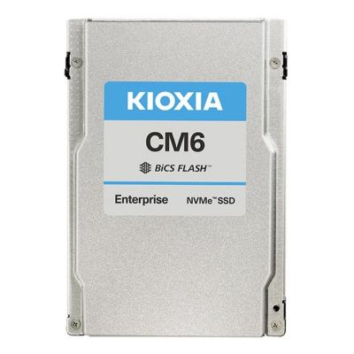 KCM6XRUL3T84 Toshiba CM6 Series 3.84TB Triple-Level Cell PCI Express NVMe 4.0 x4 BiCS Flash Read Intensive (SIE) 2.5-Inch Solid State Drive