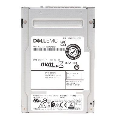KCM6XVUL3T20 Dell 3.2TB PCI Express X4 Mixed Use NVMe 2.5-Inch Solid State Drive
