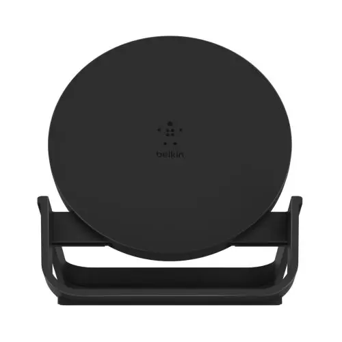 WIB001TTBK Belkin Boost Charge 10-Watts Wireless Charging Stand USB Type-A/Micro USB Cable for Galaxy Note 10/iPhone 13