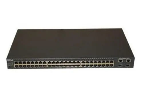 02T186 Dell PowerConnect 3048 48 x Ports 10/100Base-TX + 2 x 10/100/1000Base-T + 2 x SFP Ports Layer 3 Managed 1U Rack-mountable Fast Ethernet Network Switch