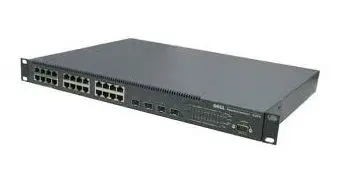 03N359 Dell PowerConnect 5224 24 x Ports 10/100/1000Base-T + 4 x SFP Combo Ports Layer 3 Managed 1U Rack-mountable Gigabit Ethernet Network Switch