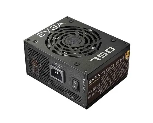123-GM-0750-X1 EVGA SuperNOVA GM 750-Watts 120-240V AC 80-Plus Gold Internal Power Supply