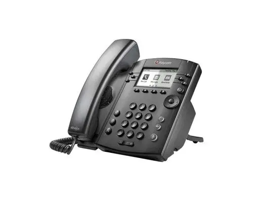 2200-48350-001 Polycom VVX 311 Corded Voice Over 6-Line Operation IP Phone 