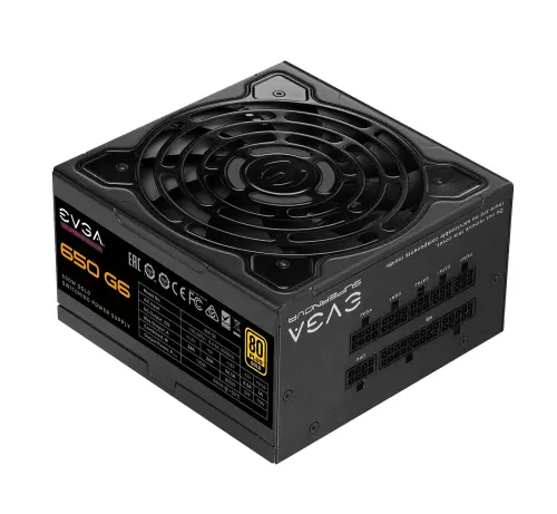 220-G6-0650-X1 EVGA SuperNOVA G6 650-Watts 100-240V AC 9-4.5A 60-50Hz 80-Plus Gold Fully Modular Power Supply with FDB Fan