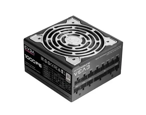 220-P6-1000-X1 EVGA SuperNOVA P6 1000-Watts 100-240V AC 80-Plus Platinum ATX Power Supply