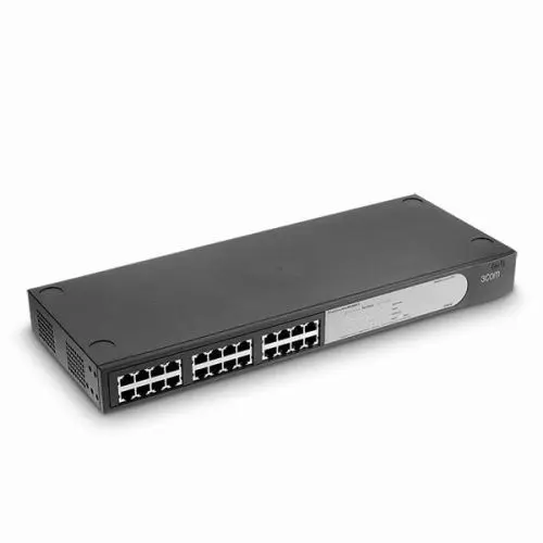 3C16471B 3Com 2024 SuperStack 3 24 x RJ-45 Ports 10/100Base-TX Layer 2 Unmanaged Rack-mountable Fast Ethernet Network Switch