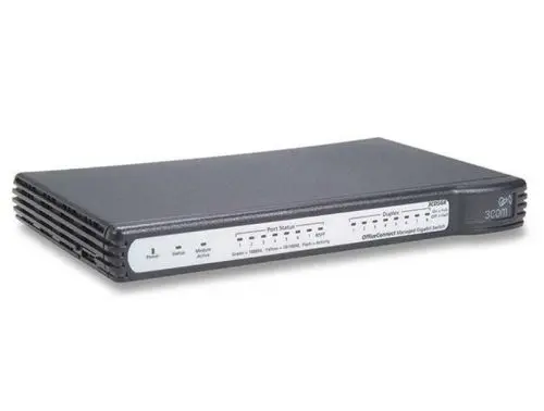 3CDSG8 3Com OfficeConnect Managed Gigabit Network Switch