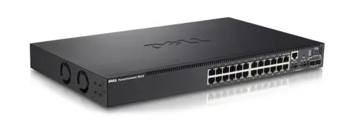 469-3414 Dell PowerConnect 5524 24 x Ports 10/100/1000Base-T + 2 x SFP+ Ports Layer 3 Managed 1U Rack-mountable Gigabit Ethernet Network Switch