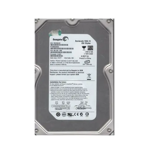 9BJ13E-506 Seagate Barracuda 7200.10 Series 250GB 7200RPM SATA 3Gb/s 8MB Cache (512) 3.5-Inch Hard Drive