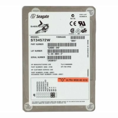 A1658-69021 HP 4.3GB 7200RPM Wide Ultra SCSI 68-Pin 3.5-Inch Hard Drive