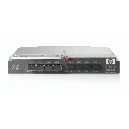 AG641-63001 HP MDS 9124e 12 x Ports 4GB 1U Rack-mountable Fibre Channel Fabric Network Switch