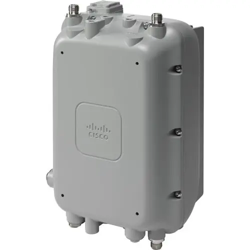 AIR-AP1572EAC-N-K9 Cisco Aironet 1570 Series 1572EAC 1.3Gb/s 802.11b/a/g/n/ac 2.4/5GHz 1 x Port 1000Base-T PoE+ RJ-45 LAN + 1 x Port SFP mini-GBIC External Outdoor Wireless Access Point