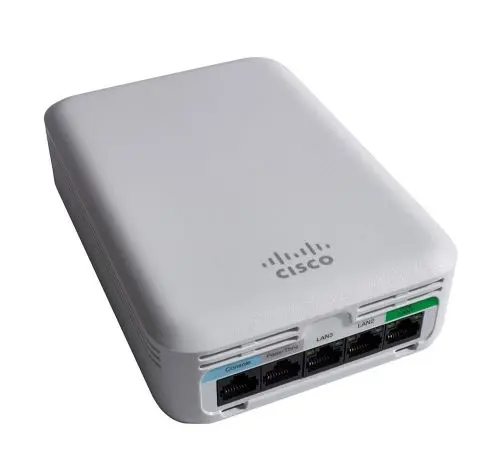 AIR-AP1810W-Z-K9 Cisco Aironet 1810 Series AP1810W IEEE 802.11ac Dual-Band 5GHz 867Mbit/s 1 x Port PoE 1000Base-T + 2 x Ports 1GbE RJ-45 + 1 x Port PoE Uplink + 1 x Management Port RJ-45 Internal Antennas Wireless Access Point