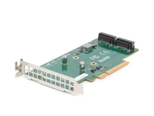 AOC-SLG3-2M2 Supermicro PCIe Add-On Card for Dual M.2 NVME SSDs