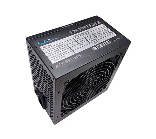 ATX-SP600W Apevia 600-Watts 115-230V 50-60Hz 24-Pin ATX Power Supply