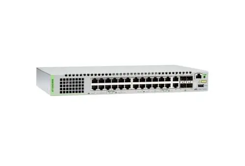 AT-GS924MX-50 Allied Telesis CentreCOM G900M Series 24 x Ports 1000Base-T + 2 x Ports SFP Combo + 2 x Ports SFP+ Rack-mountable Layer 2 Gigabit Ethernet Stackable Network Switch