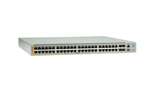 AT-X510-52GPX Allied Telesis x510 Series 48 x Ports 1000Base-T PoE+ + 4 x Ports SFP+ Rack-mountable Layer 3 Managed Stackable Gigabit Ethernet Network Switch