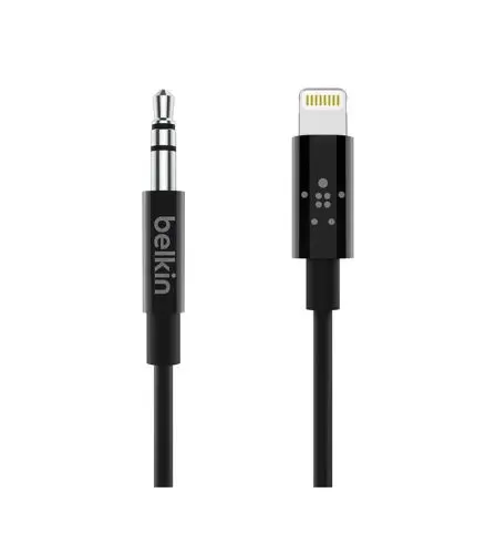 AV10172BT06-BLK Belkin 3.5 mm Audio Cable With Lightning Connector