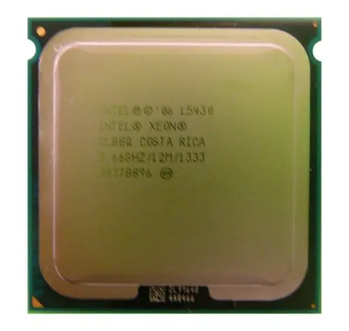 BX80574L5430P Intel Xeon L5430 Quad-Core 2.66GHz 1333MHz FSB 12MB L2 Cache Socket LGA771 Processor