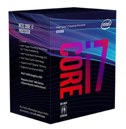 BX80684I78700 Intel Core i7-8700 6-Core 3.20GHz 8GT/s DMI3 12MB L3 Cache Socket 1151 Processor