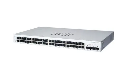 CBS220-48T-4G Cisco Business 220 Series 48 x Ports 10/100/1000Base-T + 4 x SFP Ports Layer 2 Managed Rack-mountable Gigabit Ethernet Network Switch