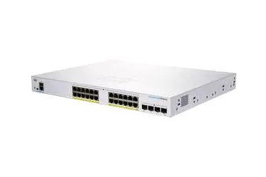 CBS250-24FP-4G-NA Cisco Business 250 CBS250-24FP-4G 24 x Ports PoE+ 10/100/1000Base-T + 4 SFP Ports Layer 2 Managed Rack-mountable Gigabit Ethernet Network Switch