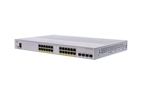 CBS350-24P-4G Cisco Business 350 Series CBS350-24P-4G 24 x RJ-45 Ports PoE+ 10/100/1000Base-T 4 x SFP Ports Layer 3 Managed Rack-mountable Gigabit Ethernet Network Switch