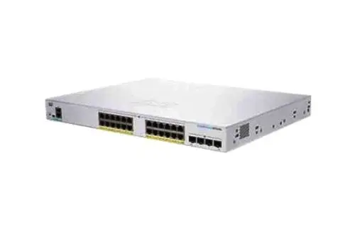 CBS350-24P-4G-NA Cisco Business 350 Series CBS350-24P-4G 24 x RJ-45 Ports PoE+ 10/100/1000Base-T 4 x SFP Ports Layer 3 Managed Rack-mountable Gigabit Ethernet Network Switch