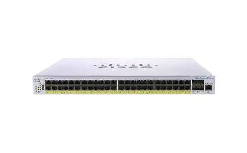 CBS350-48P-4G-NA Cisco Business 350 Series CBS350-48P-4G 48 x RJ-45 Ports PoE+ 10/100/1000Base-T 4 x SFP Ports Layer 3 Managed Rack-mountable Gigabit Ethernet Network Switch