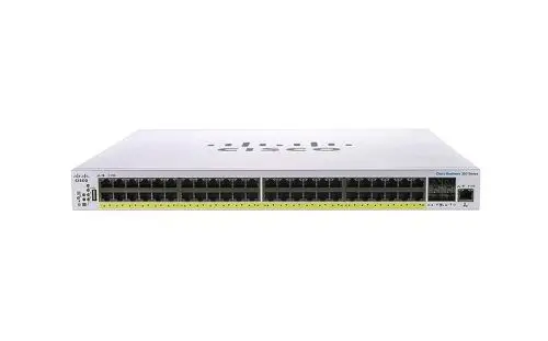 CBS350-48T-4G-NA Cisco Business 350 Series CBS350-48T-4G 48 x RJ-45 Ports 10/100/1000Base-T 4 x SFP Ports Layer 3 Managed Rack-mountable Gigabit Ethernet Network Switch