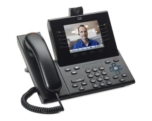 CP-9951-C-A-K9 Cisco 9900 Series 9951 2 x Ports 1000Base-T + 2 x Ports USB 2.0 Arabic Keyboard Charcoal IP Phone With Camera