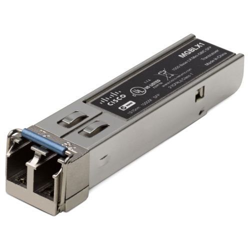 MGBLX1-RF Cisco 1Gb/s 1000Base-LX Single-Mode Fibre 10km 1310nm Duplex LC Connector SFP (mini-GBIC) Transceiver Module