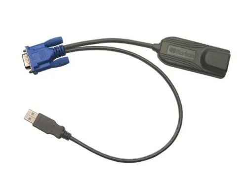 DCIM-USB Raritan Dominion KK 1 x VGA 15-Pin Male Connector To 1 x Port RJ-45 + 1 x USB Male Connector KVM Cable