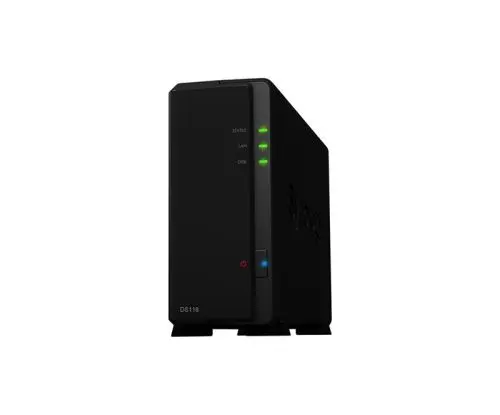 DS118 Synology DiskStation 1-Bay Desktop NAS for Home & SOHO