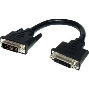 DVIDEXTAA6IN StarTech 6in DVI-D Dual Link Digital Port Saver Extension Cable M/F