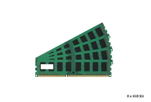 E1J68AV HP 32GB Kit (8x4GB) DDR3-1866MHz PC3-14900 Non-ECC Unbuffered UDIMM CL13 2Rx8 1.5V 240-Pin Memory Module