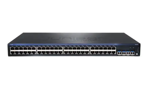 EX2200-48T-4G Juniper EX2200 Series 48 x Ports 10/100/1000Base-T + 4 x SFP Uplink Ports Layer 3 Managed 1U Rack-mountable Gigabit Ethernet Network Switch
