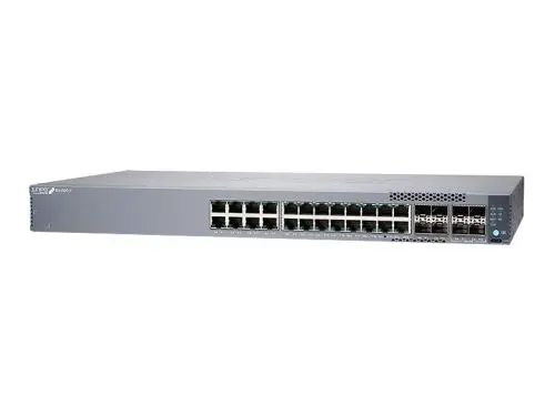 EX4100-F-24T Juniper EX4100 Series 24 x Ports 1000Base-T + 4 x Ports 10GbE Uplinks + 4 x Ports 10GbE Stacking/Uplink Ports Layer 3 Managed 1U Rack-mountable Gigabit Ethernet Network Switch