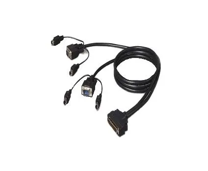 F1D9400-06 Belkin OmniView Dual Port Ps/2 and VGA Cable Kit 6ft